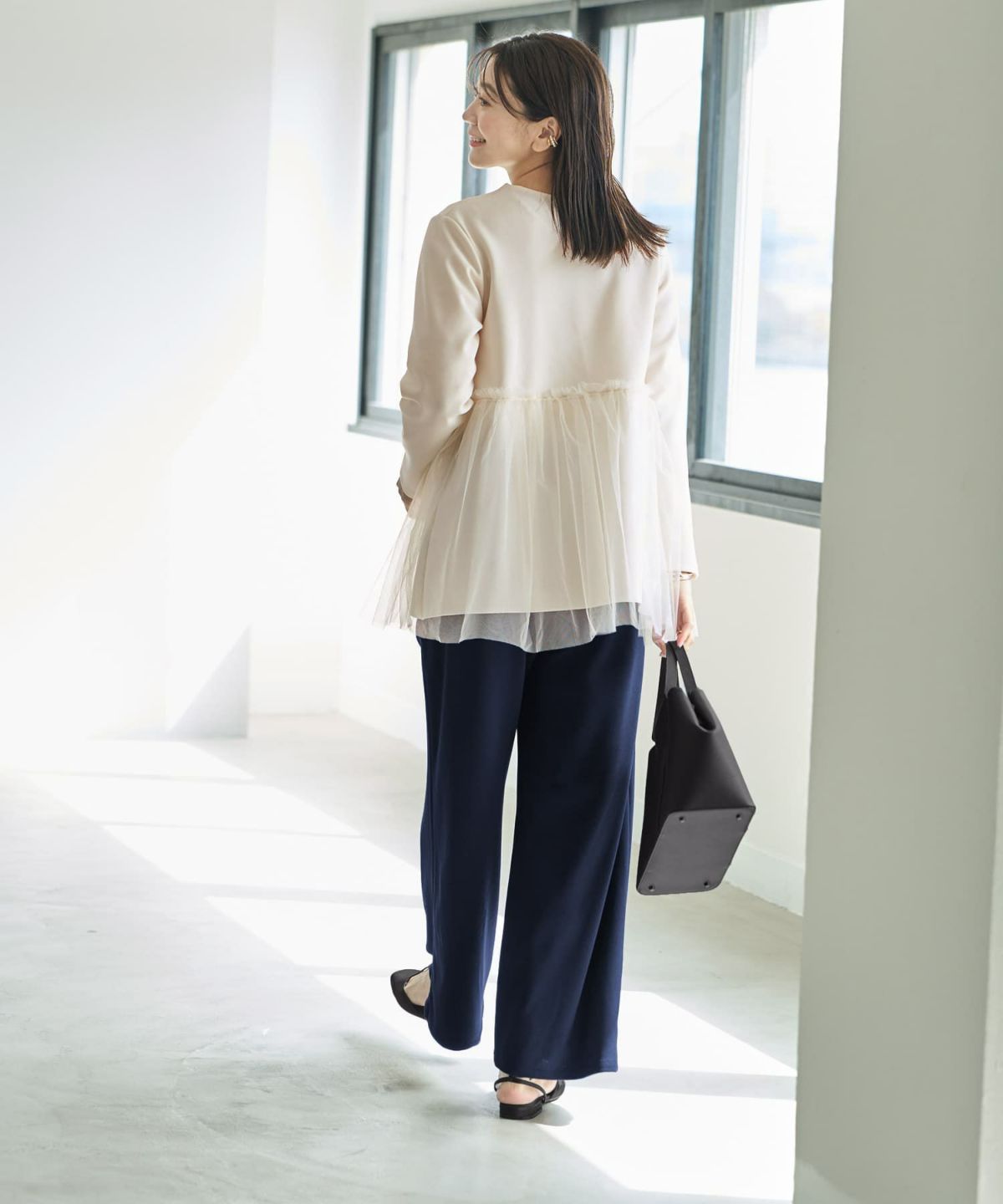 着用イメージ 166cm バニラ