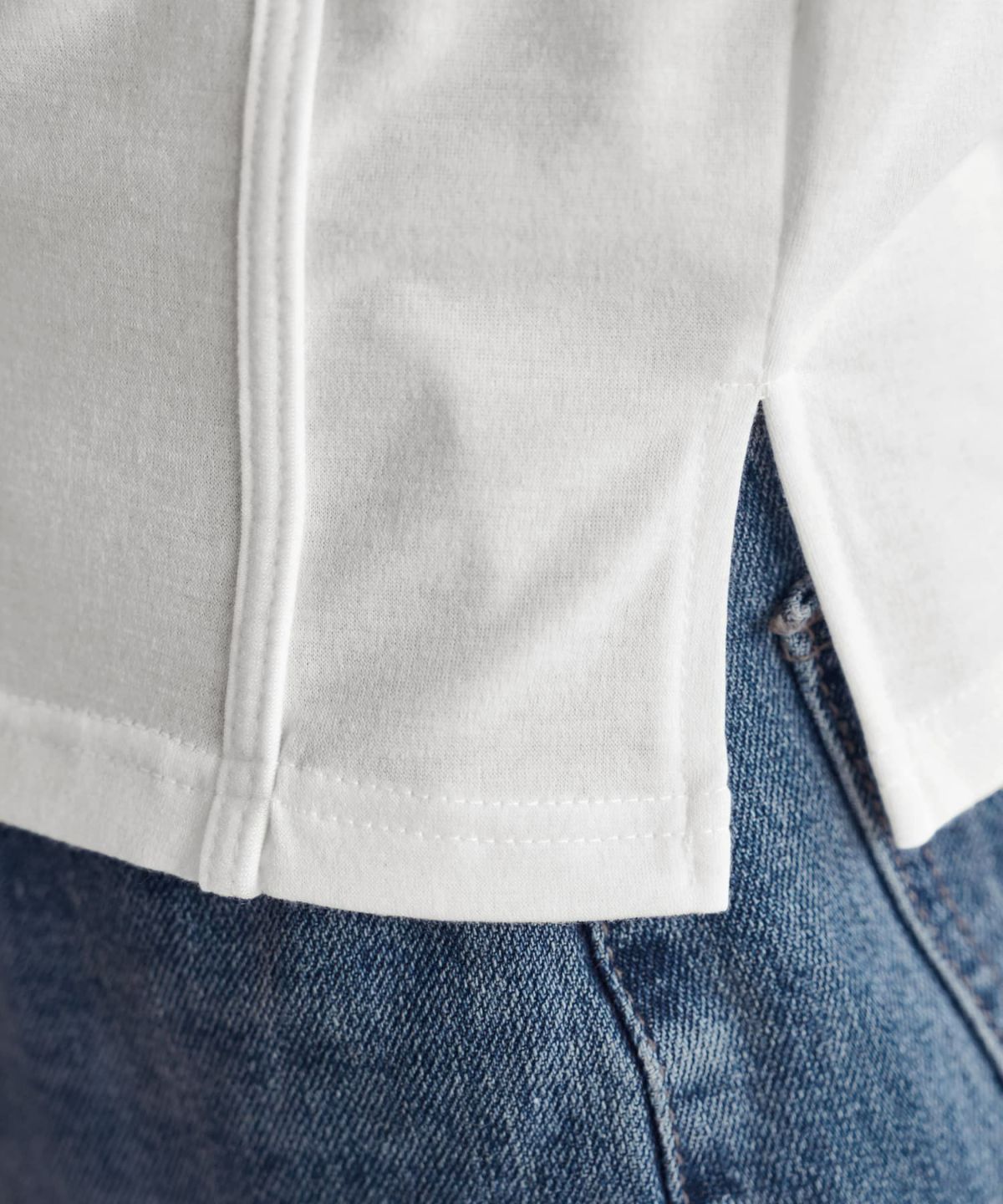 着用イメージ 166cm ホワイト