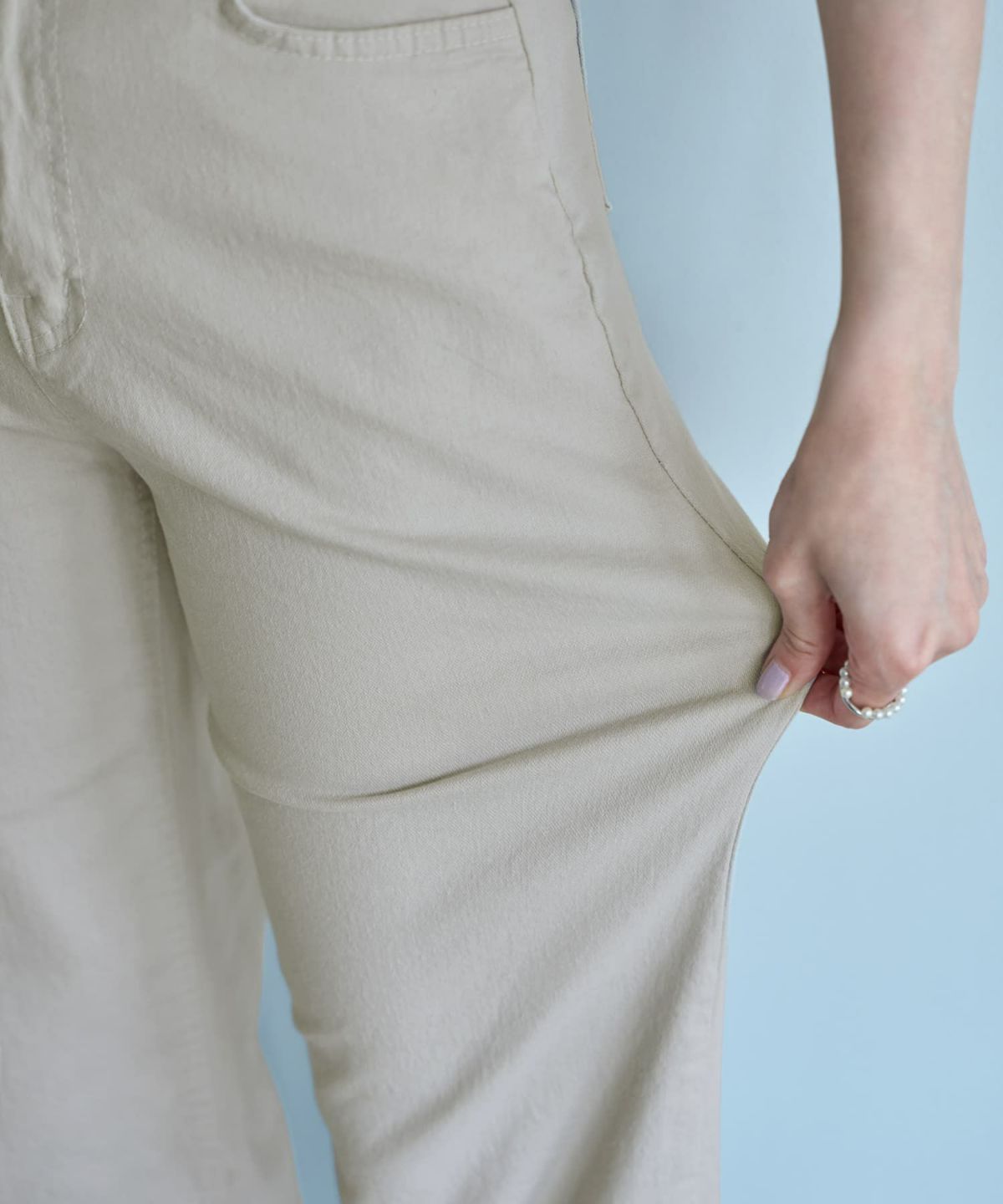 着用イメージ 166cm Sサイズ グレージュ