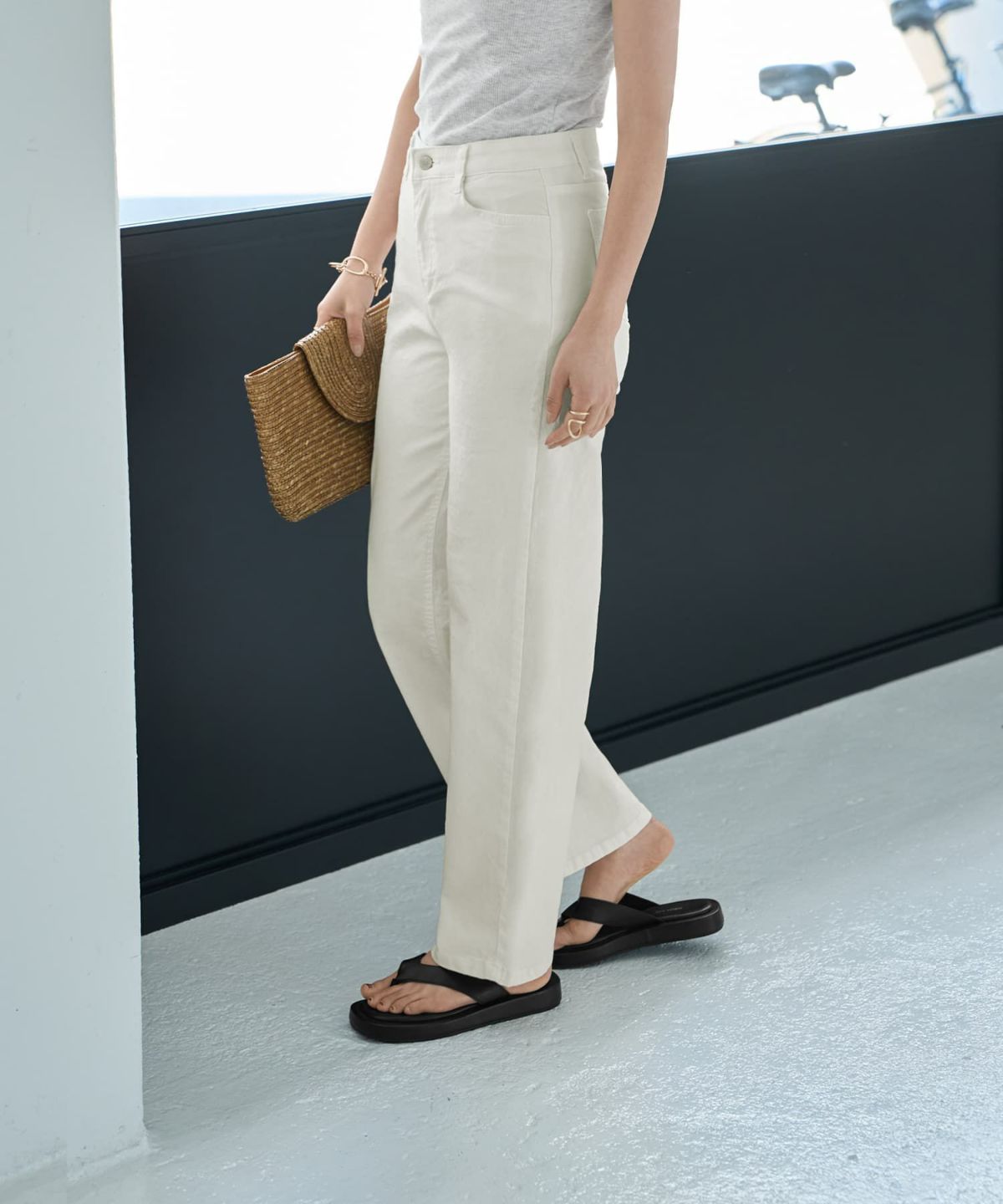 着用イメージ 167cm Sサイズ ホワイト