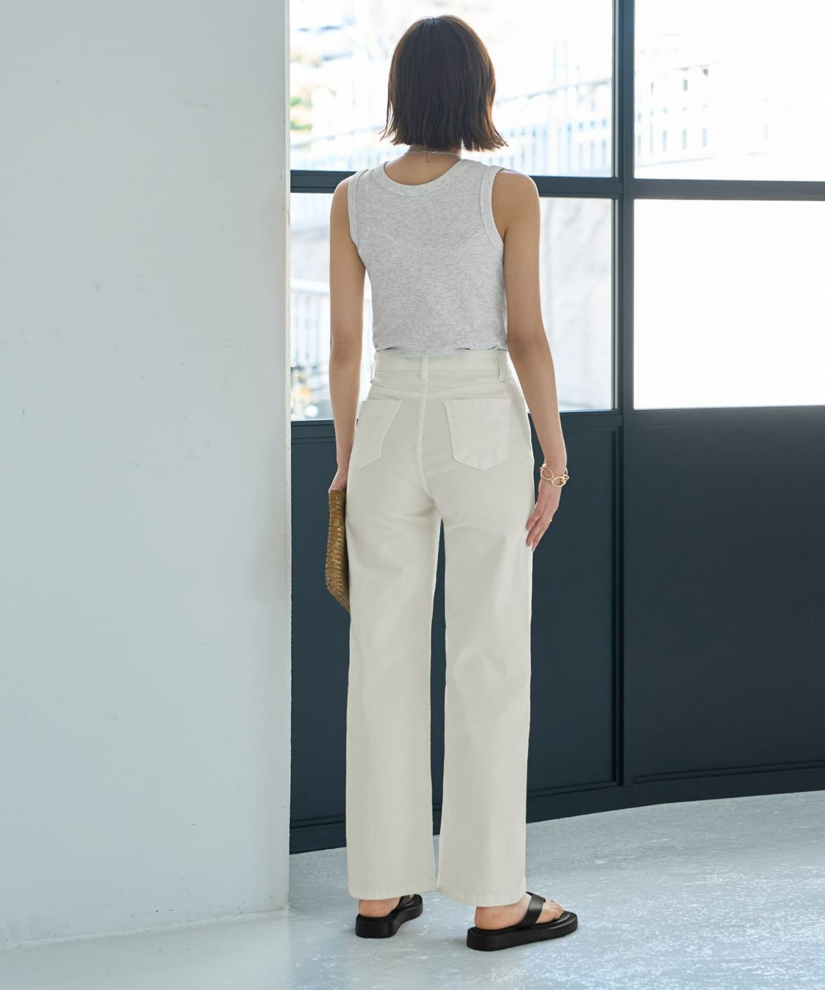 着用イメージ 167cm Sサイズ ホワイト