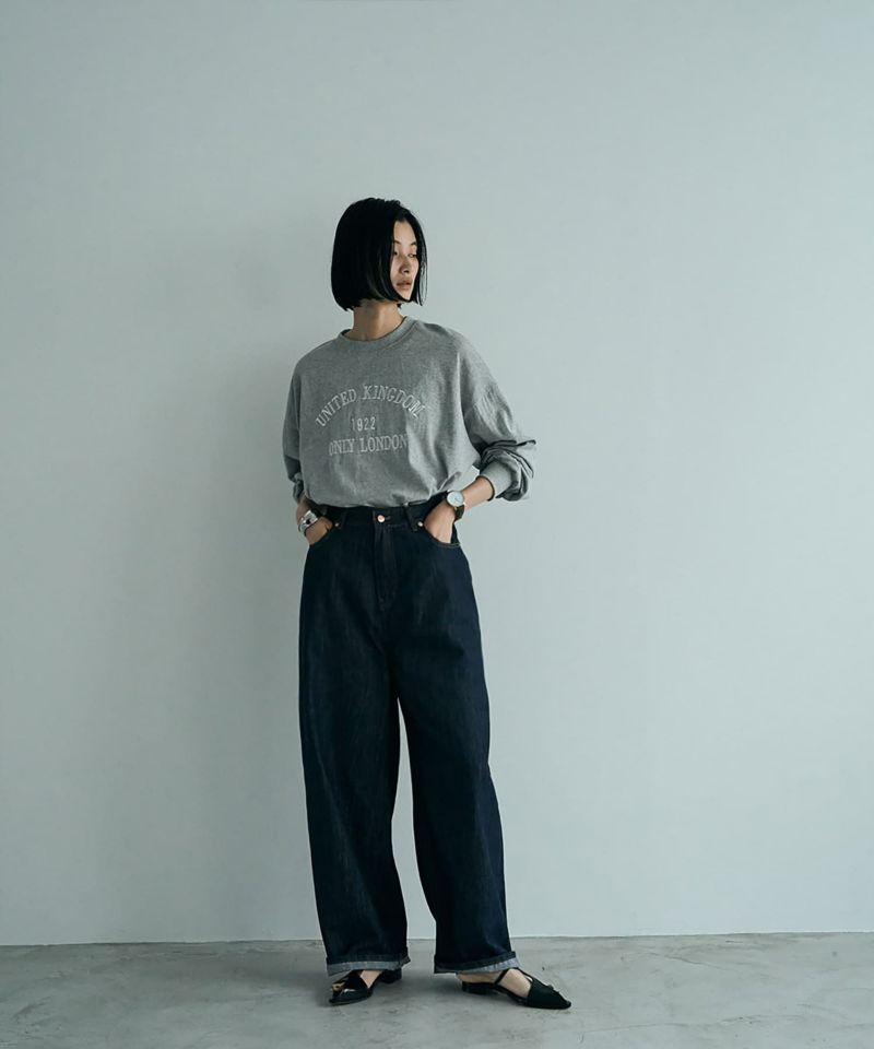 パンツ marjour TUCK DENIM TUCK DENIM（デニムパンツ）｜marjour（マージュール）の
