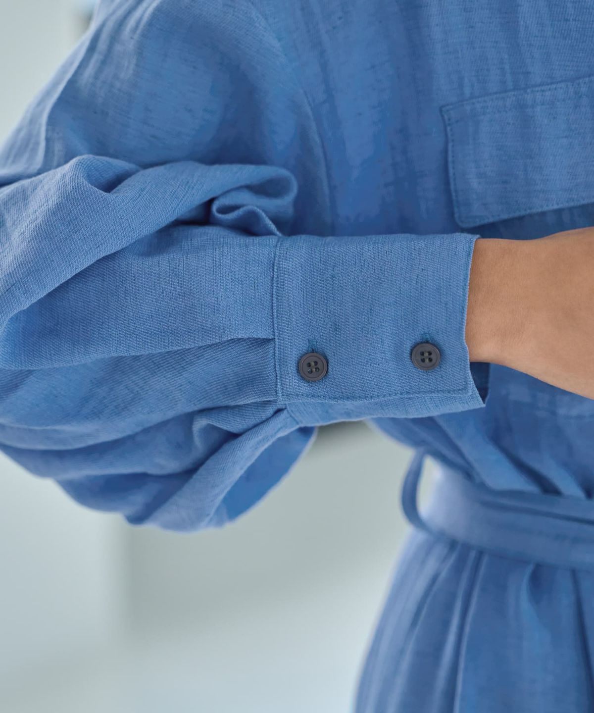 着用イメージ　167cm 02サイズ ブルー