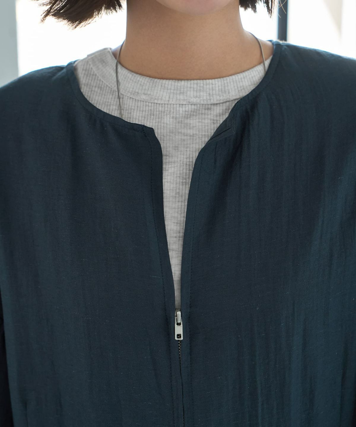 着用イメージ　167cm 02サイズ ネイビー