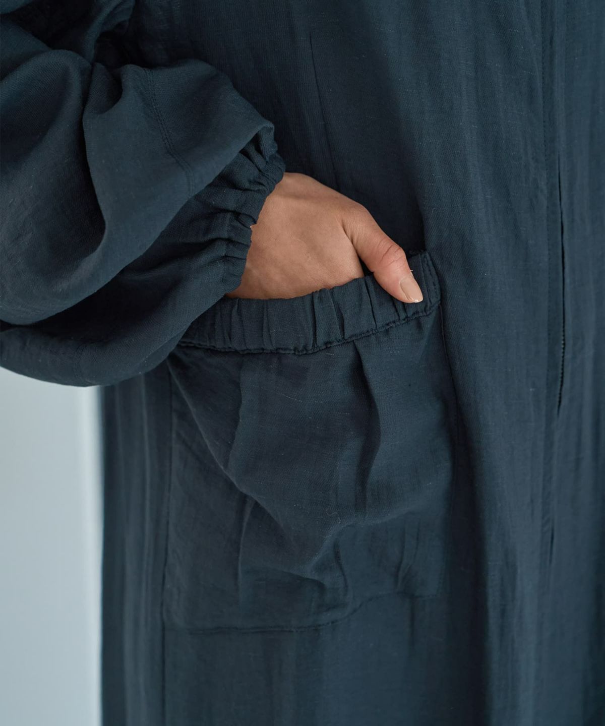 着用イメージ　167cm 02サイズ ネイビー