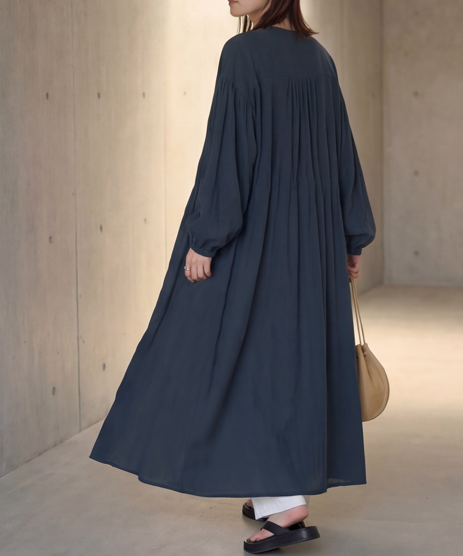 着用イメージ　167cm 02サイズ ネイビー