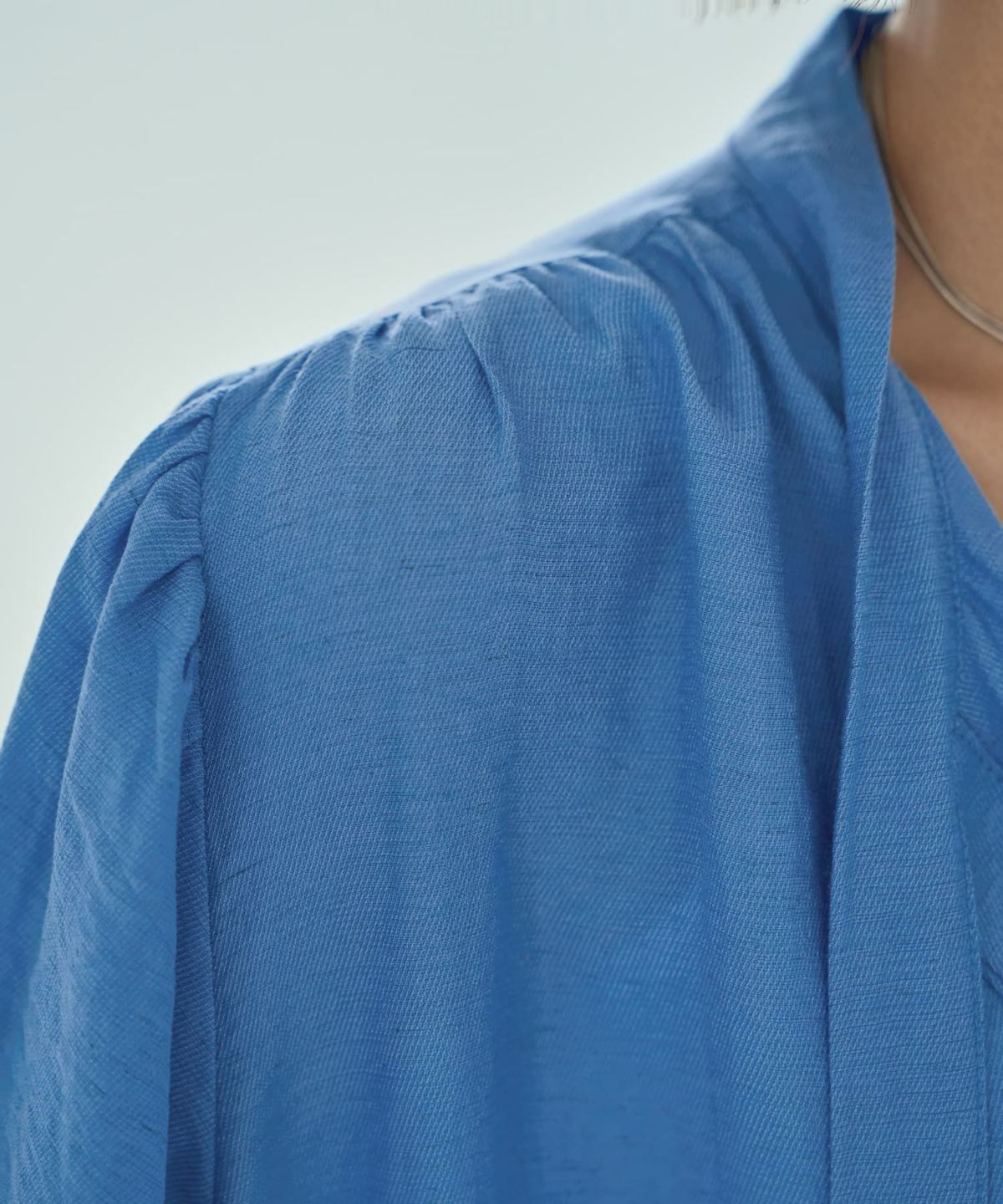 着用イメージ　167cm 02サイズ　ブルー