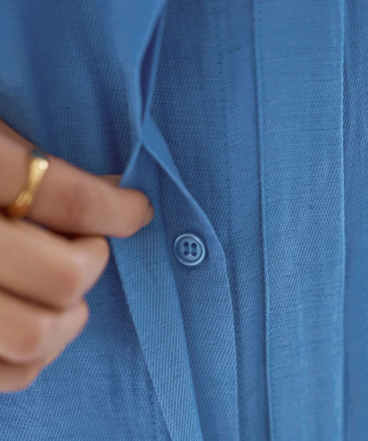 着用イメージ　167cm 02サイズ　ブルー