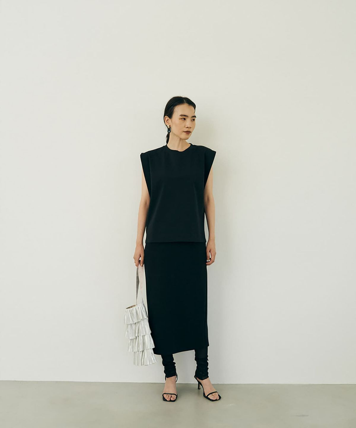 着用イメージ 170cm Lサイズ BLACK