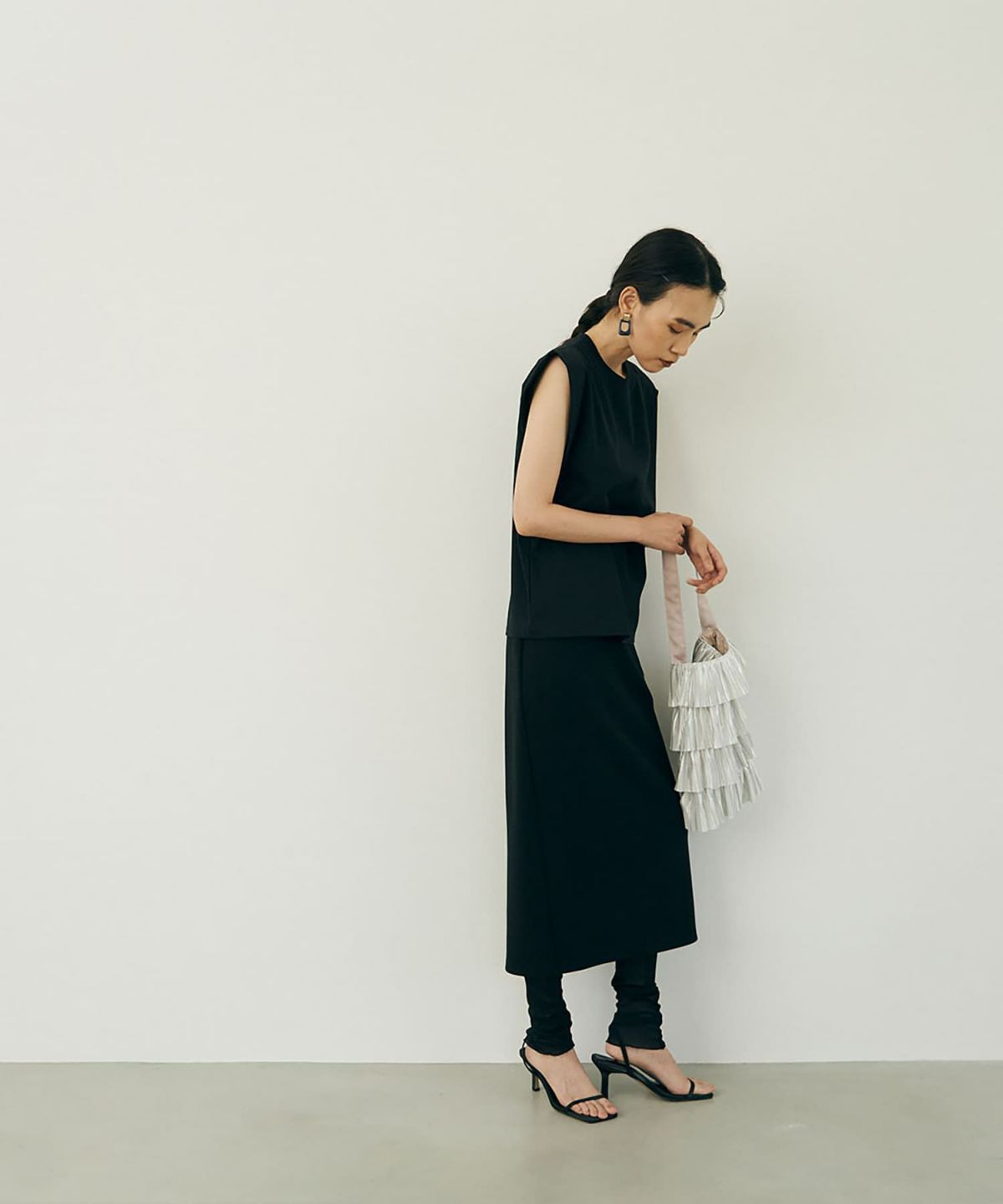 着用イメージ 170cm Lサイズ BLACK