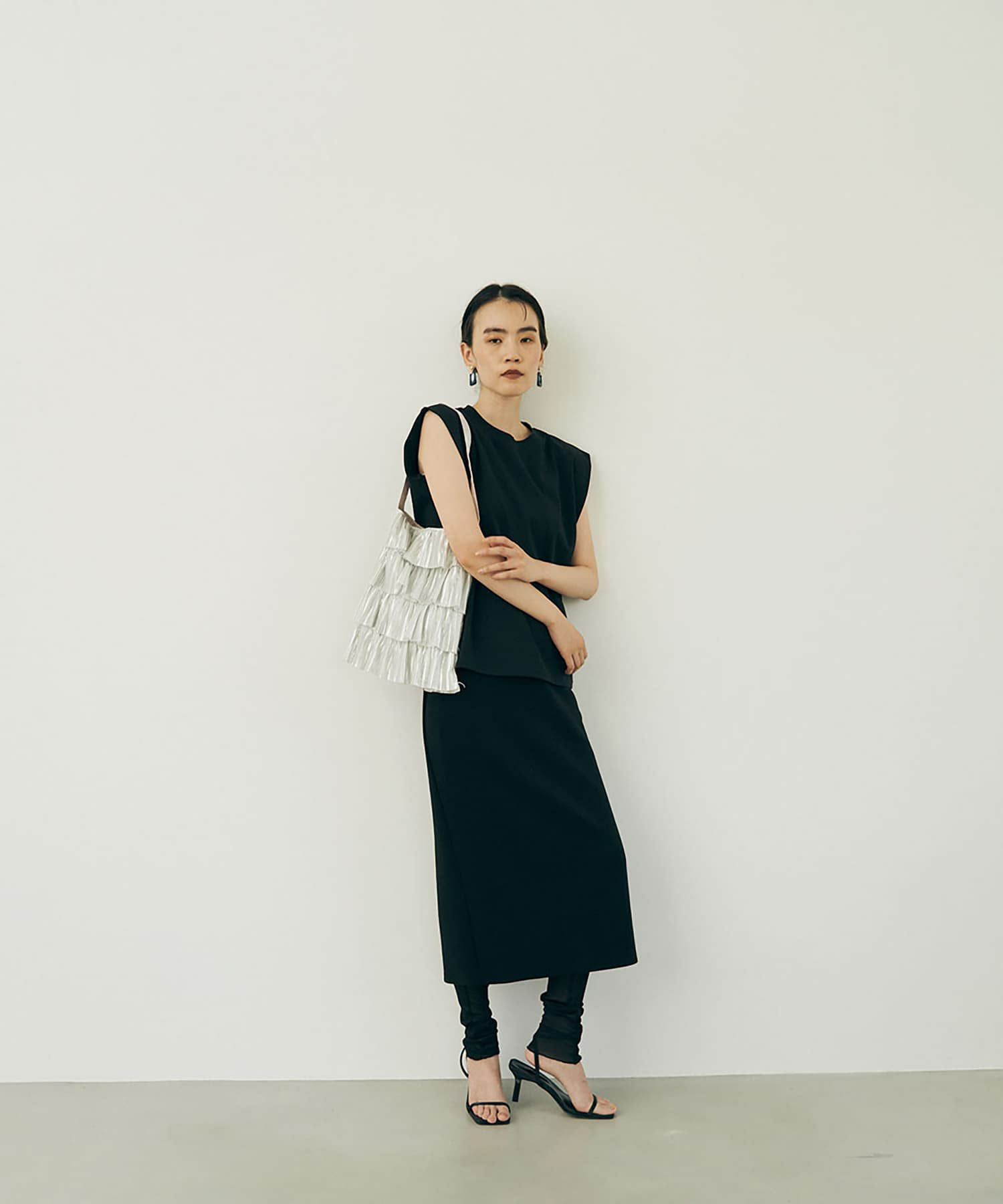 着用イメージ 170cm Lサイズ BLACK