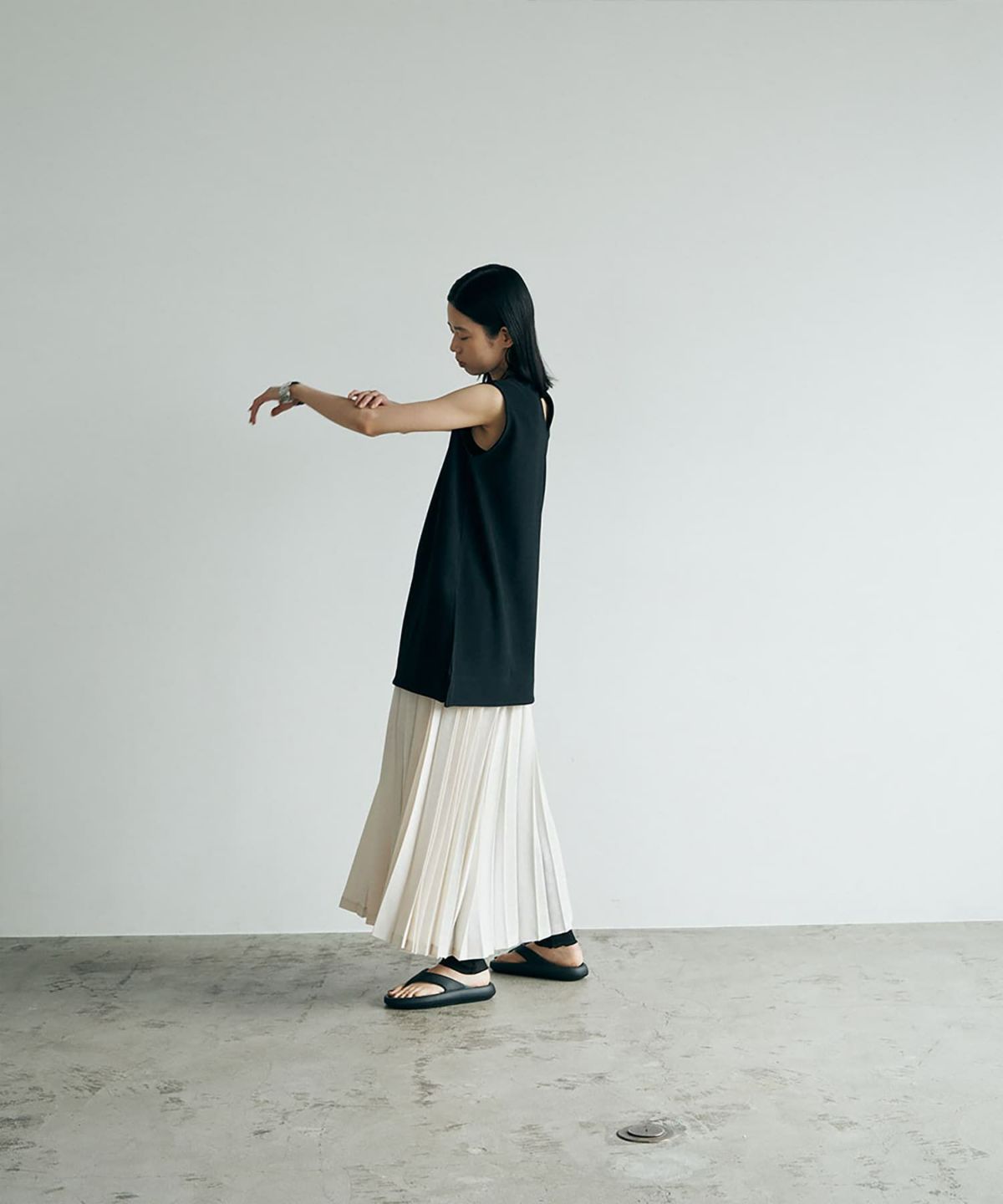 着用イメージ 170cm Lサイズ BLACK