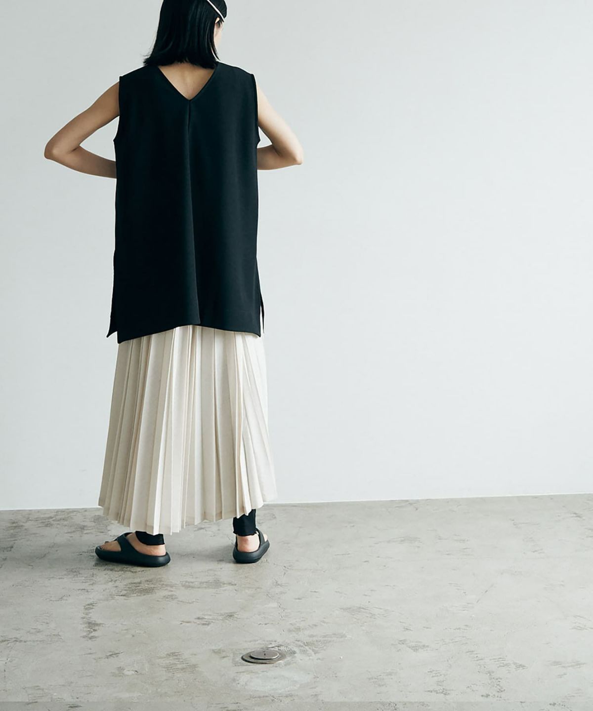 着用イメージ 170cm Lサイズ BLACK