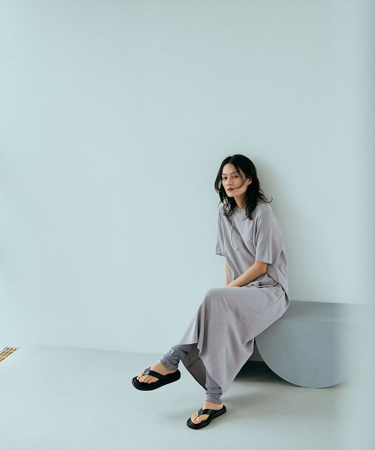 着用イメージ 170cm Lサイズ GRAY