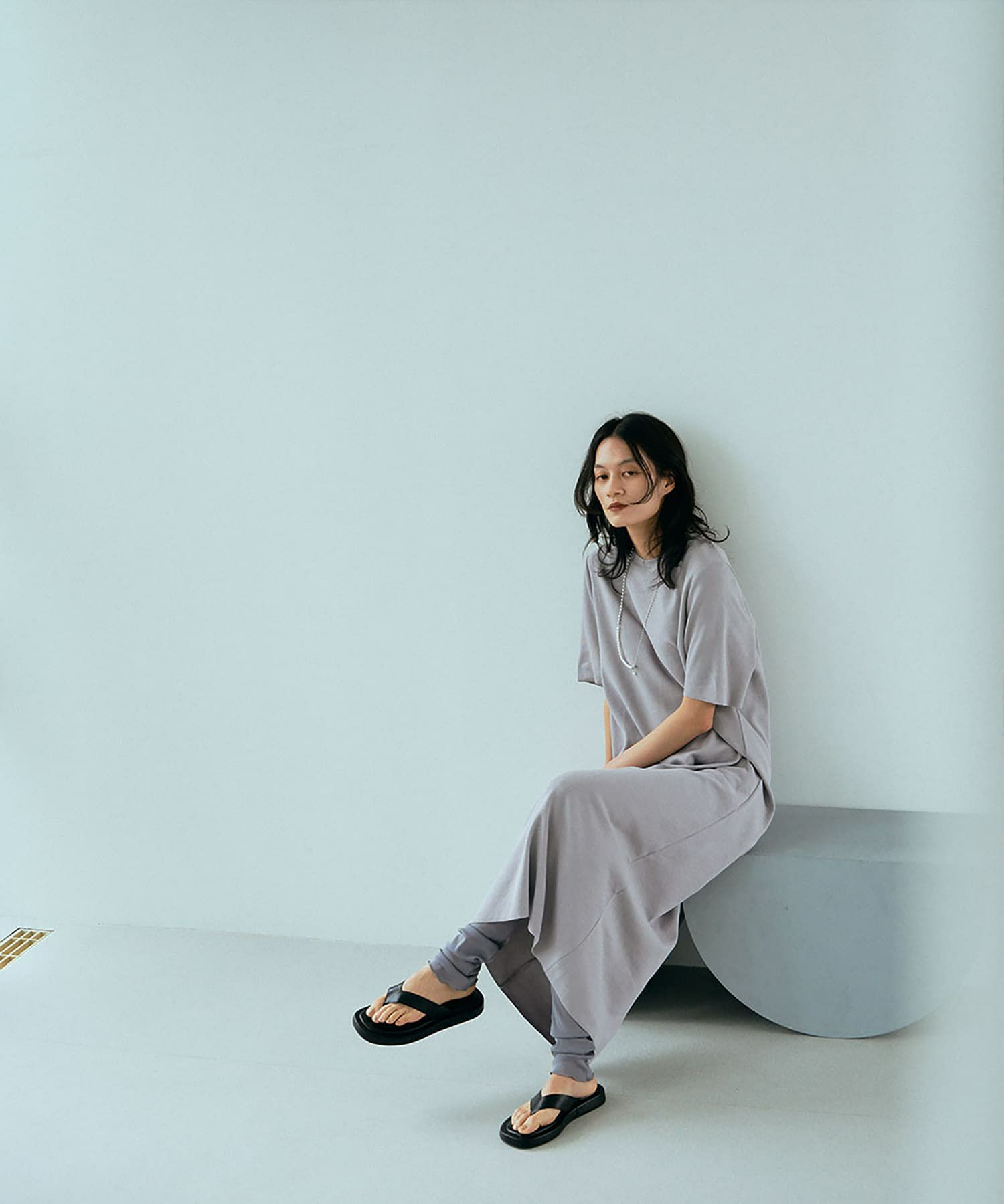 着用イメージ 170cm Lサイズ GRAY