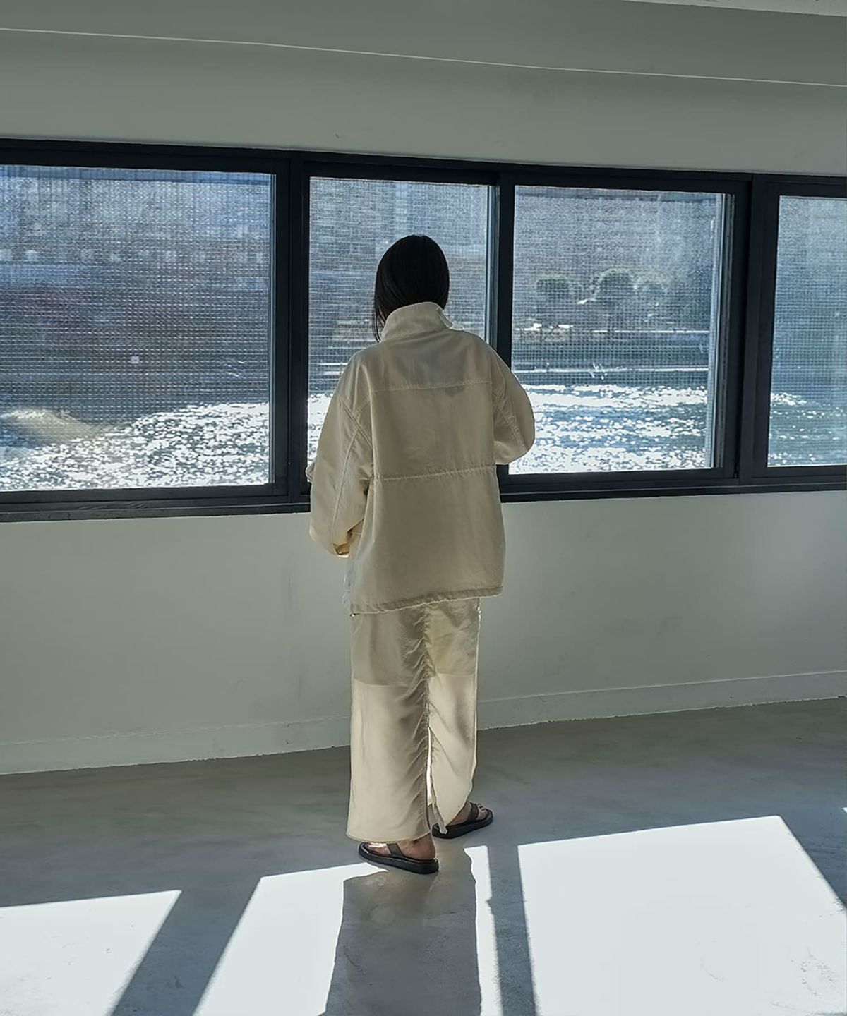 着用イメージ 164cm OFFWHITE