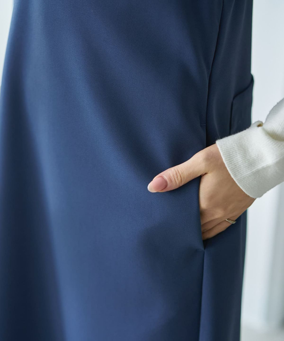 着用イメージ 166cm ブルー 02サイズ