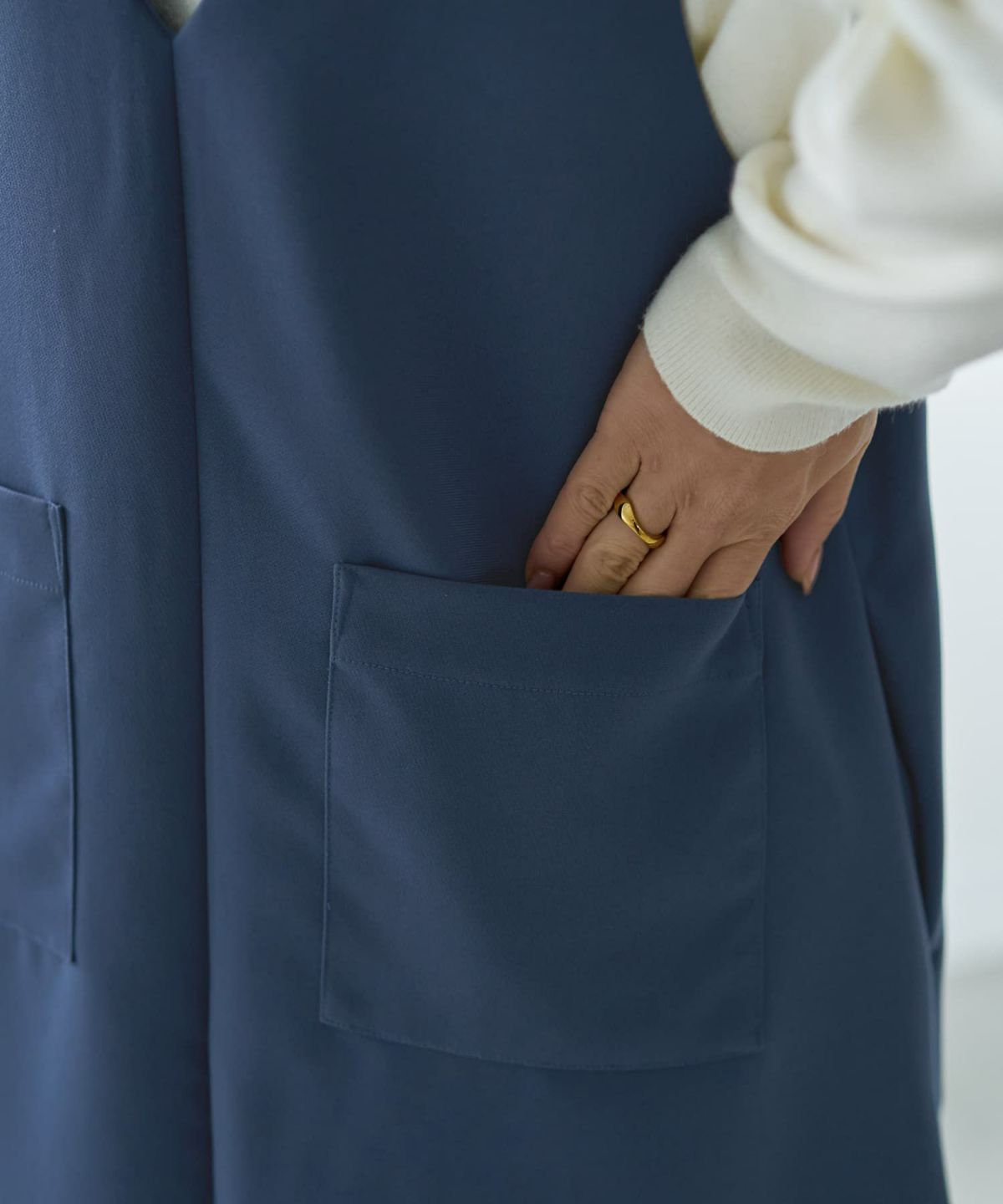 着用イメージ 166cm ブルー 02サイズ