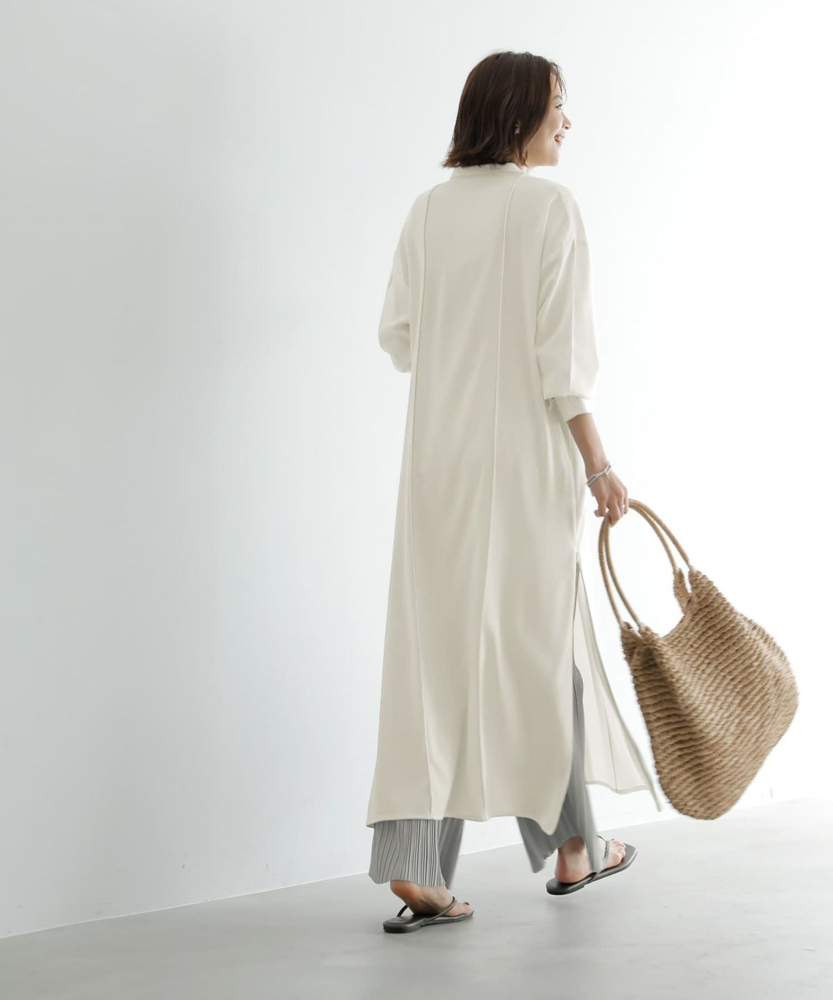 着用イメージ 167cm 02サイズ　ホワイト