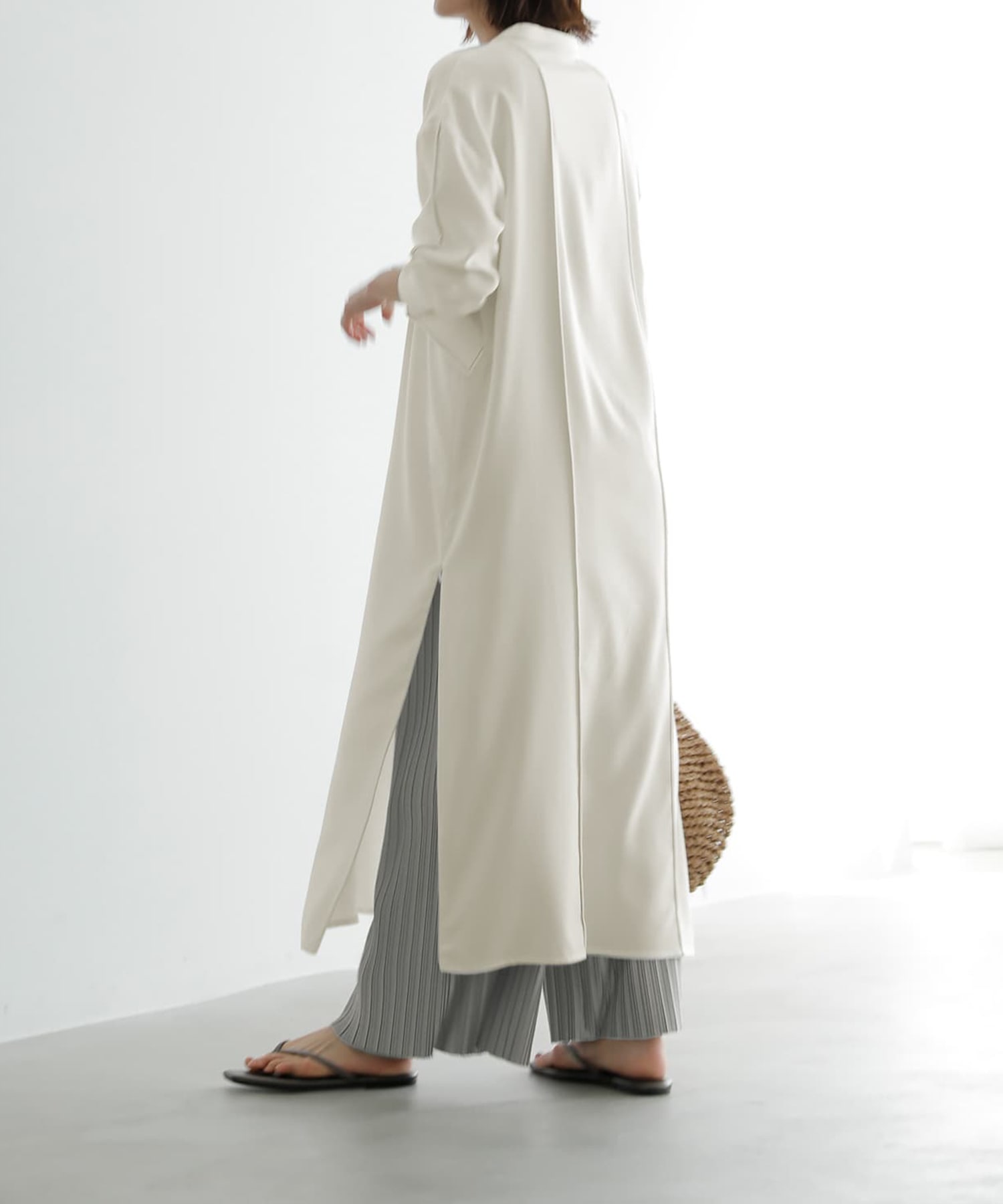 着用イメージ 167cm 02サイズ　ホワイト