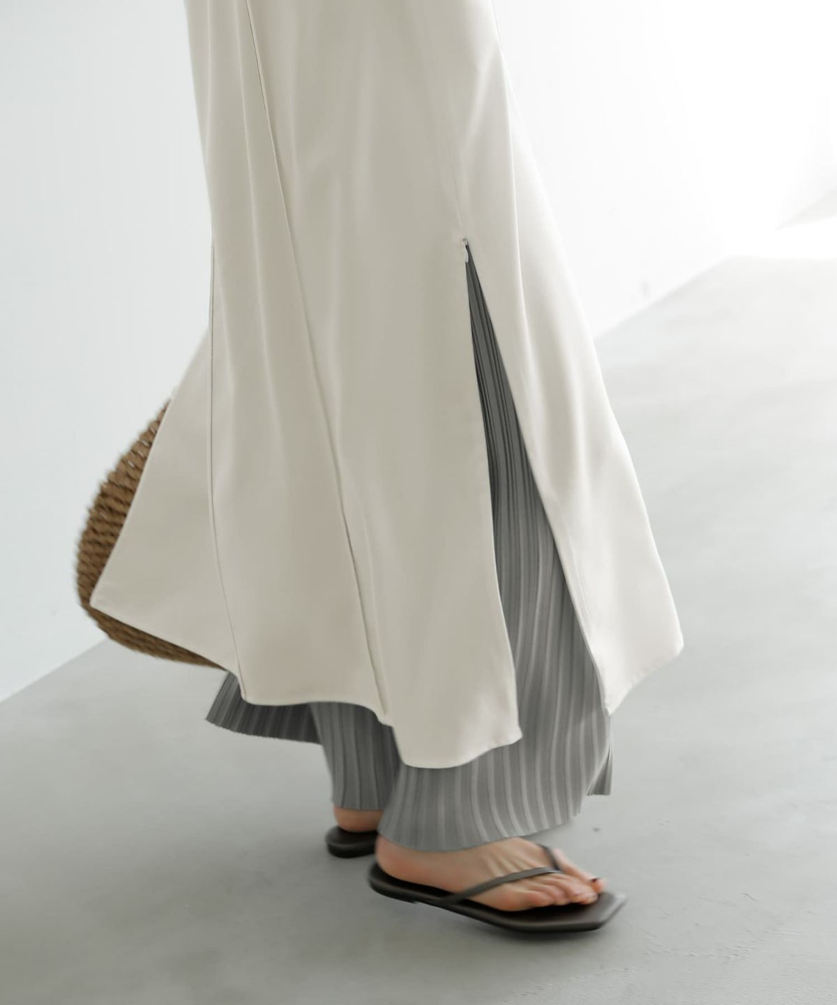 着用イメージ 167cm 02サイズ　ホワイト
