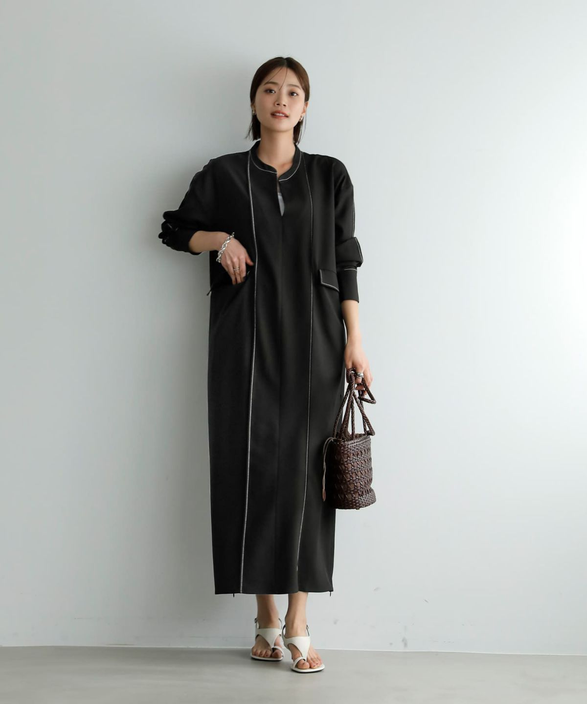 着用イメージ 167cm 02サイズ　ブラック