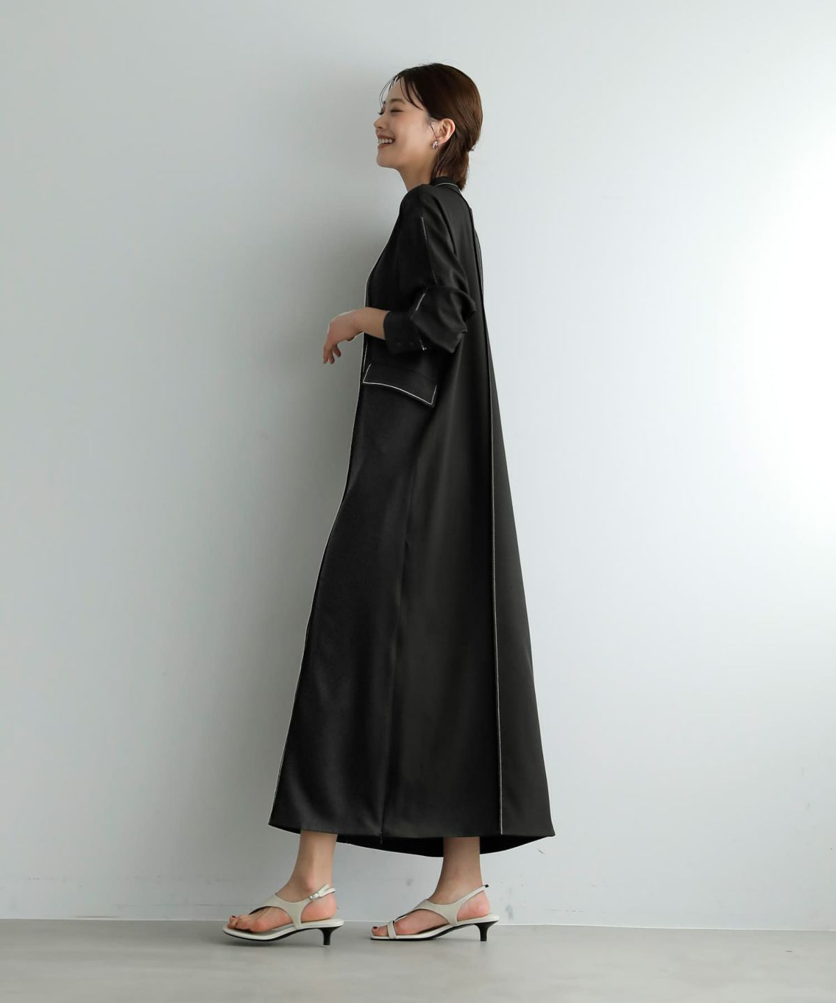 着用イメージ 167cm 02サイズ　ブラック