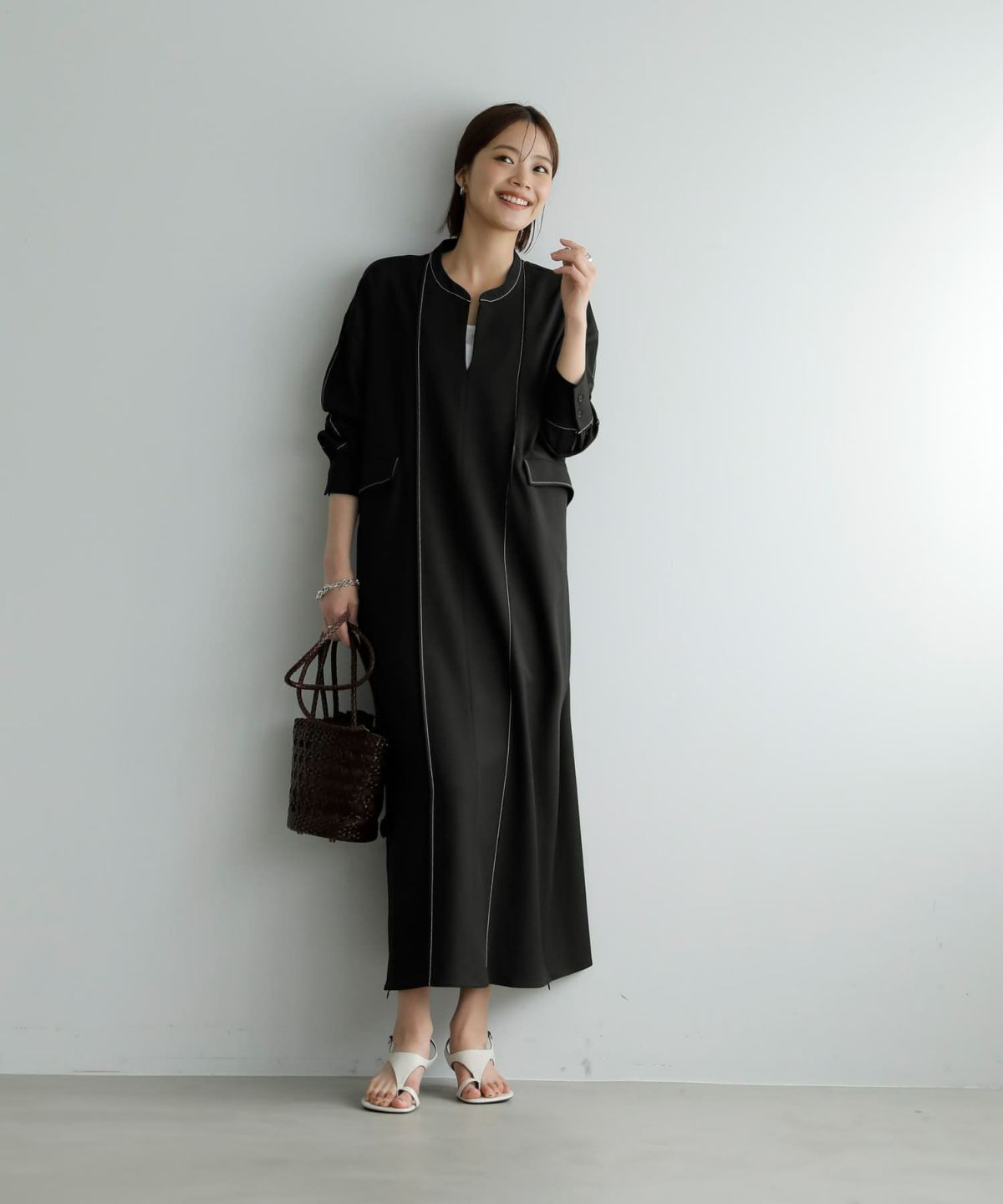 着用イメージ 167cm 02サイズ　ブラック