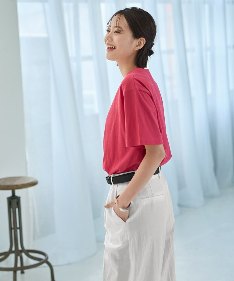 楽天市場】vネック 半袖 美ライン Tシャツ レディース 大きい