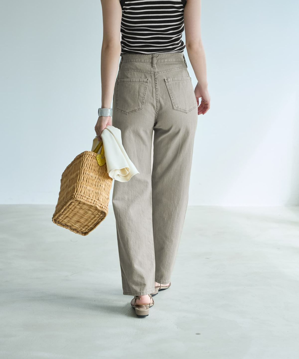 着用イメージ 166cm Sサイズ　カーキ