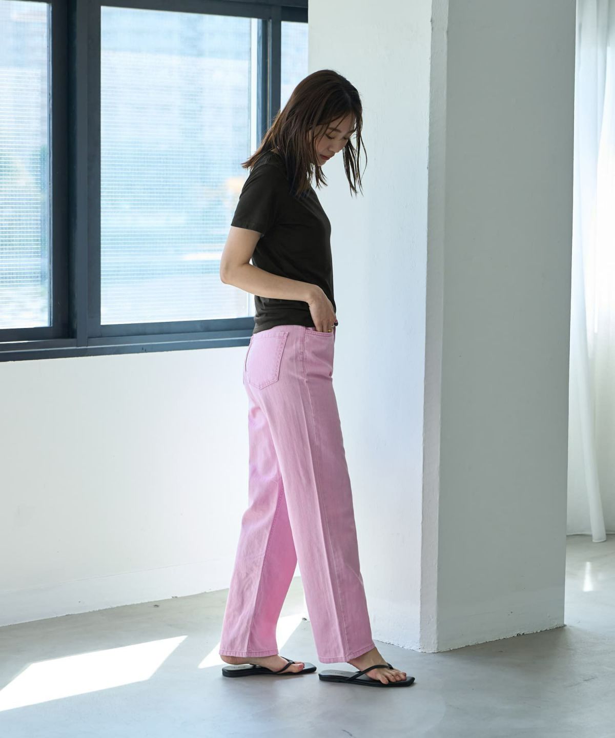 着用イメージ 166cm Sサイズ　ピンク