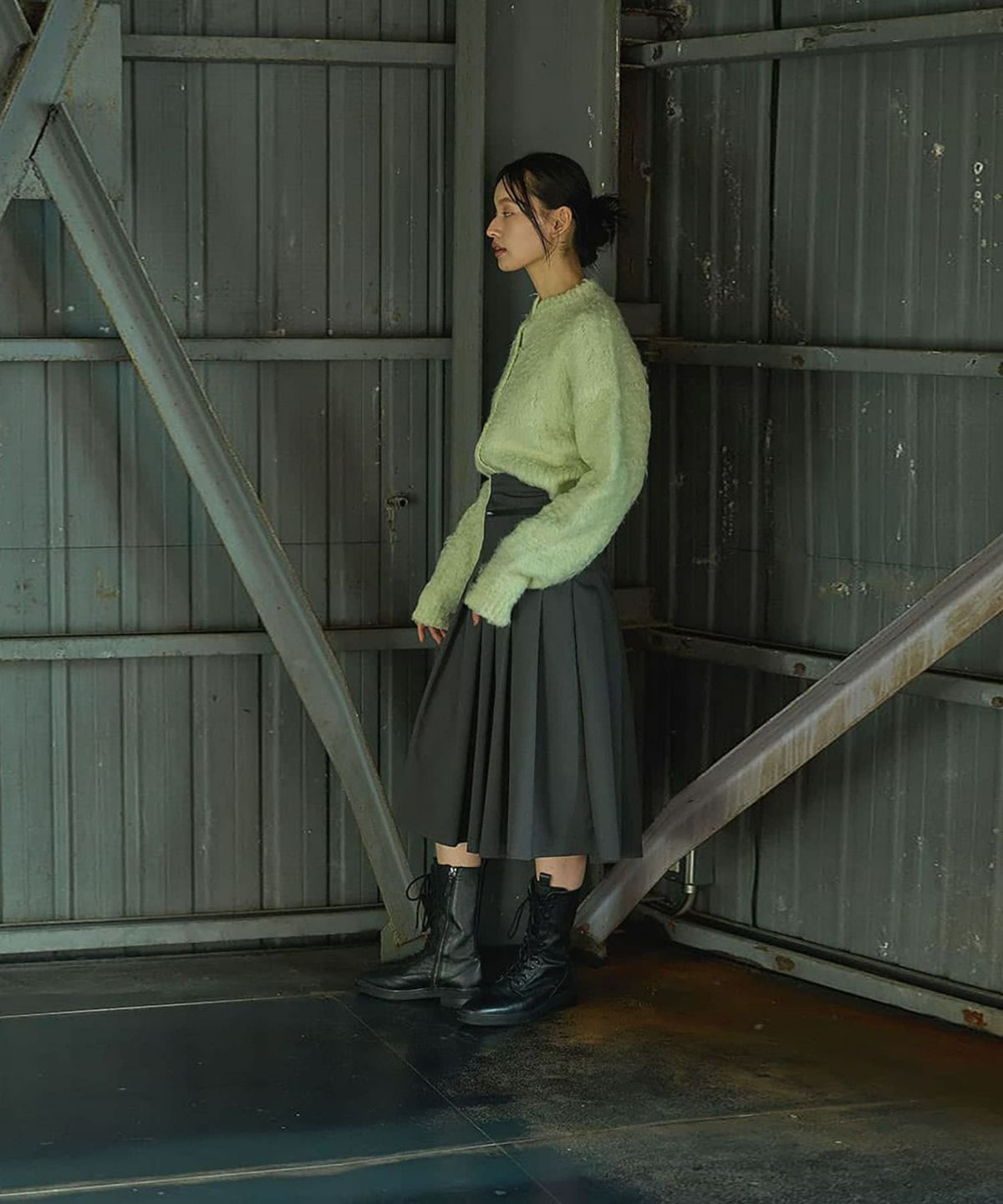 着用イメージ　165cm GRAY