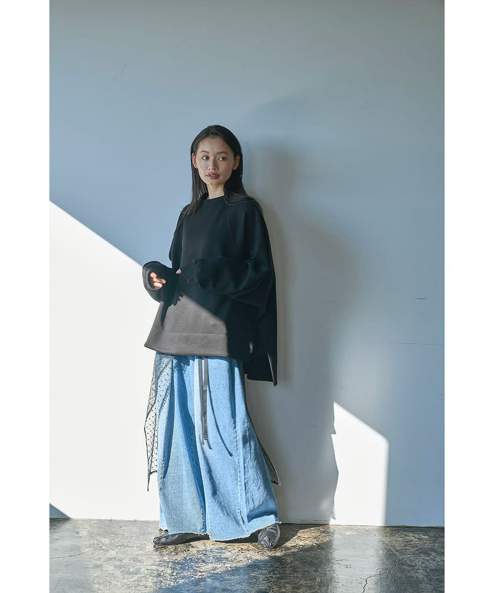 着用イメージ　165cm 　BLACK