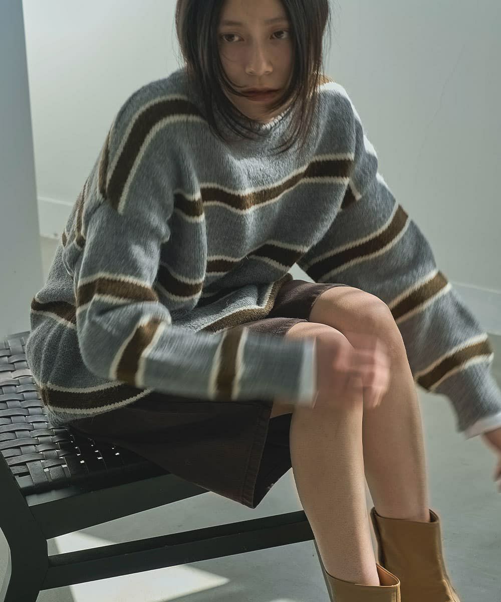 着用イメージ　164cm BLUE