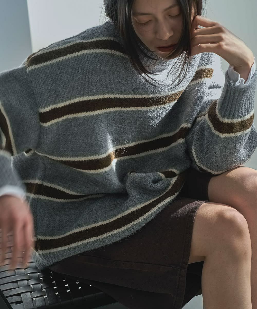 着用イメージ　164cm BLUE