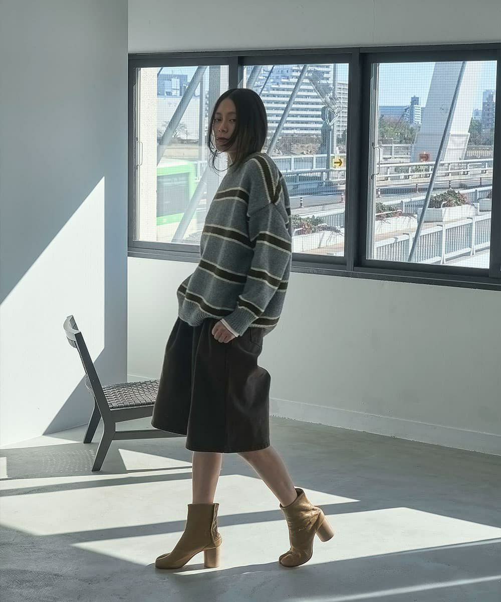 着用イメージ　164cm BLUE