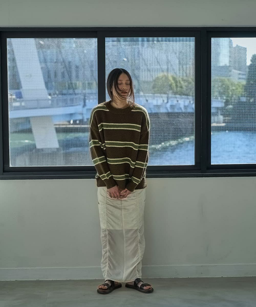 着用イメージ　164cm BROWN