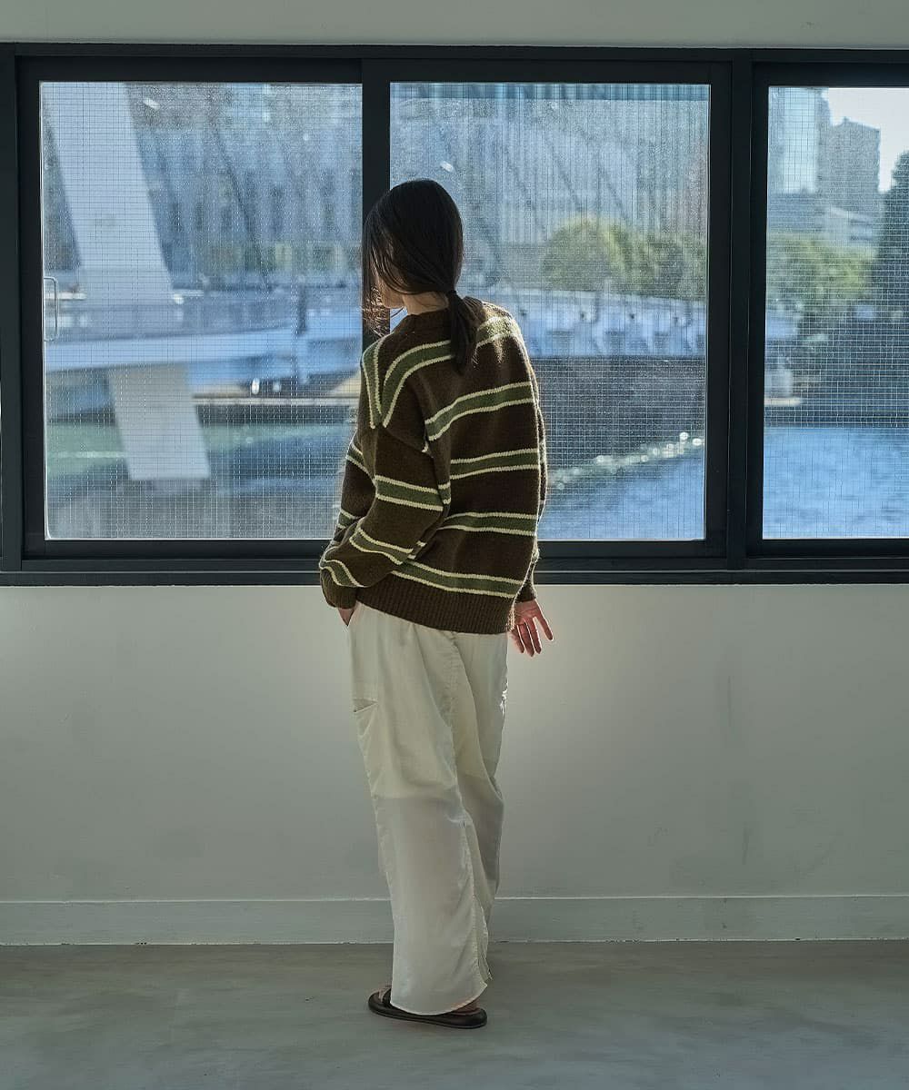 着用イメージ　164cm BROWN