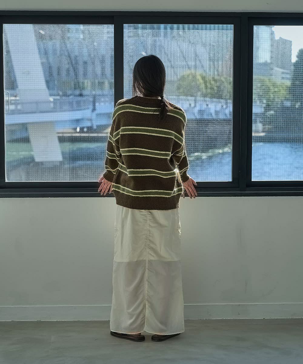 着用イメージ　164cm BROWN