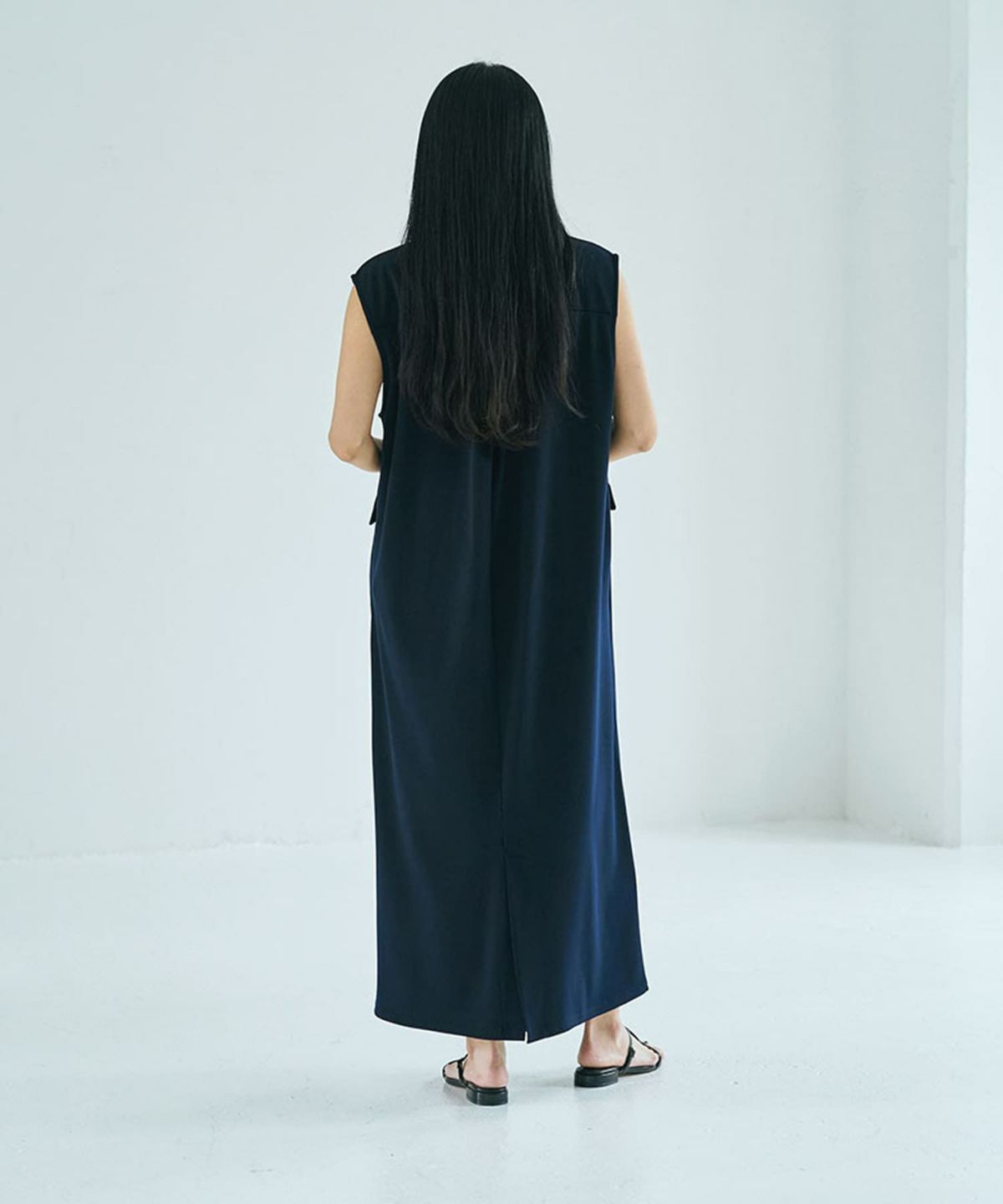 着用イメージ 168cm(Tsize) NAVY