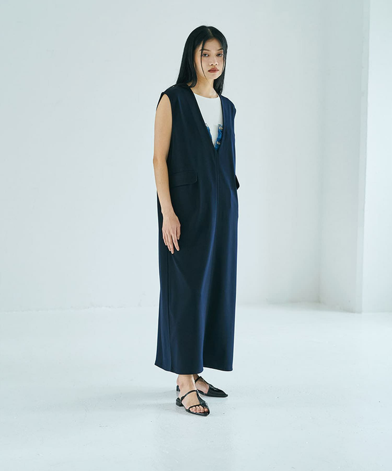 着用イメージ 168cm(Tsize) NAVY