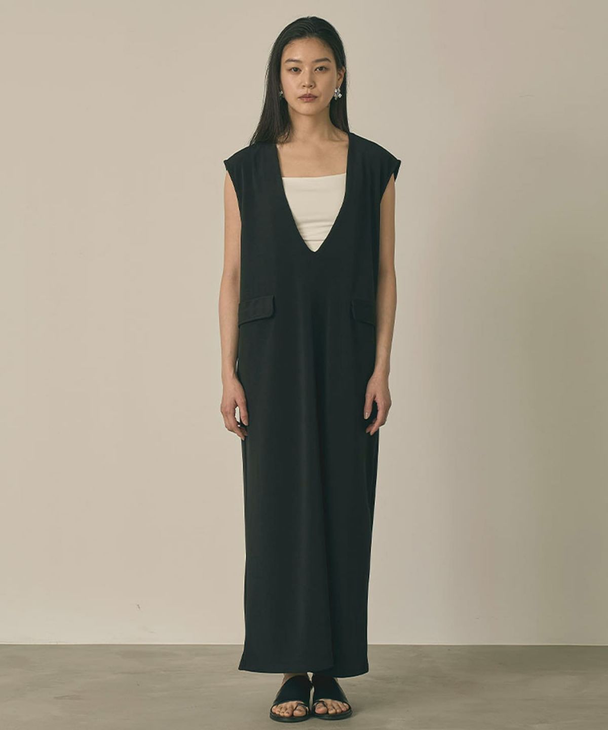 着用イメージ 164cm(Tsize) BLACK