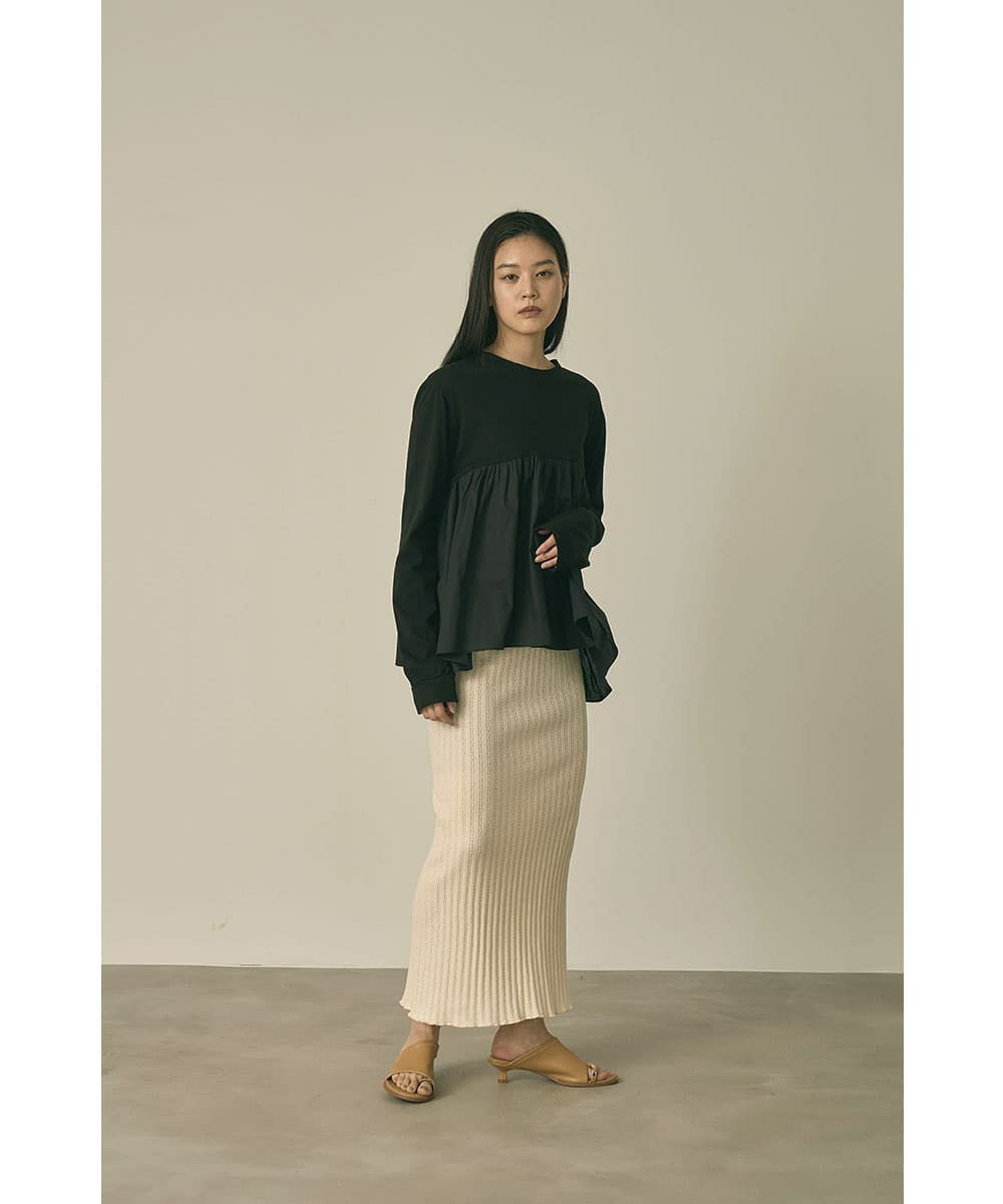 着用イメージ 164cm BLACK