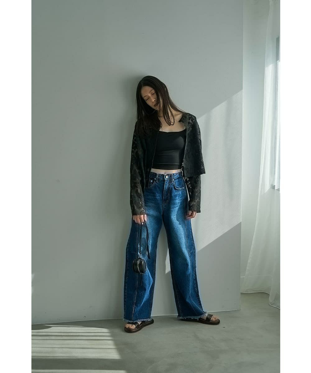 着用イメージ  164cm INDIGO