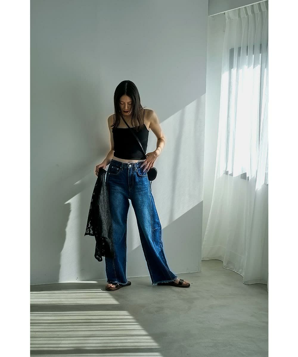 着用イメージ 164cm BLACK