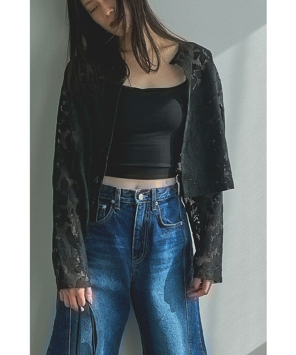 着用イメージ 164cm BLACK