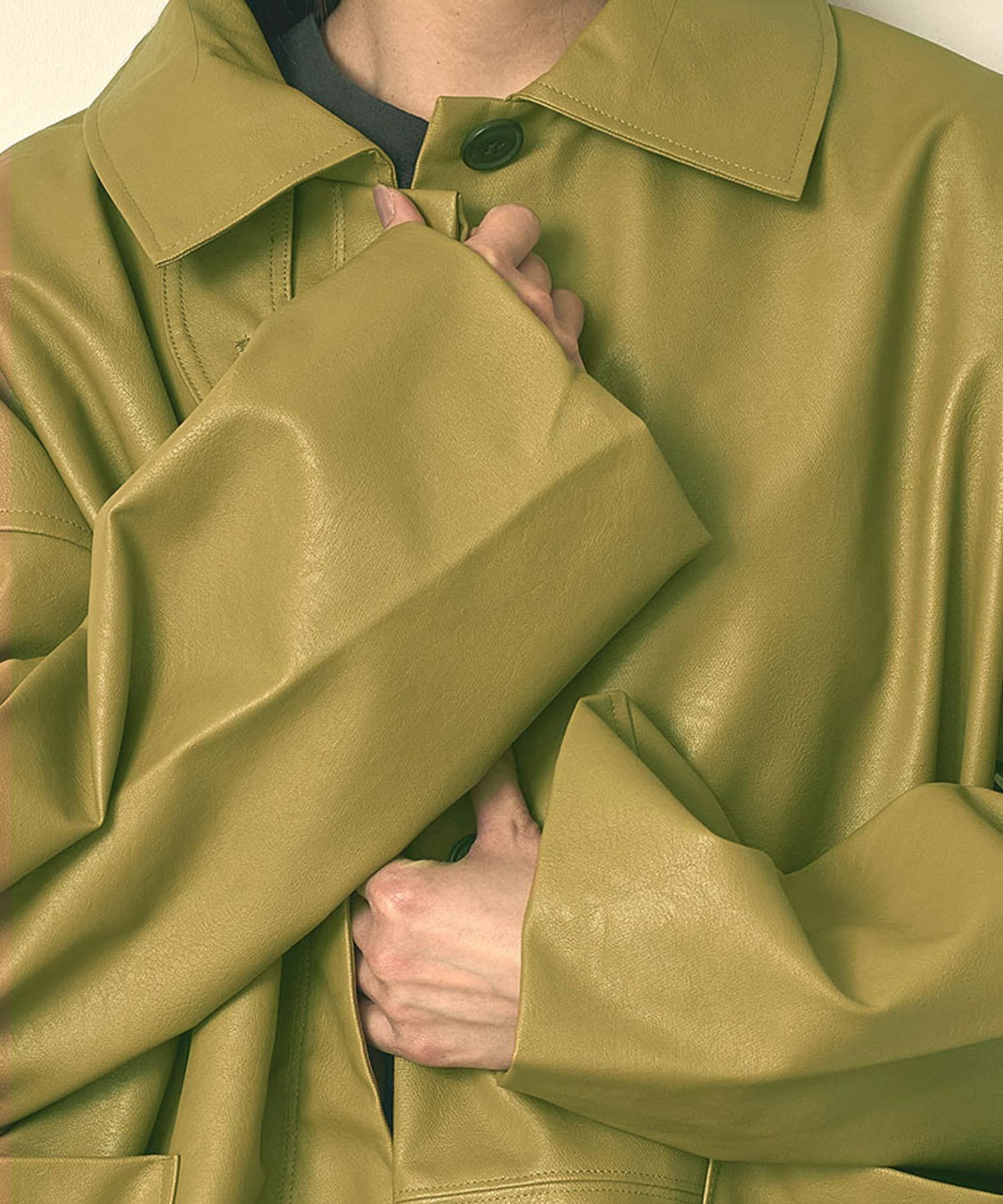 着用イメージ 164cm CLAY YELLOW