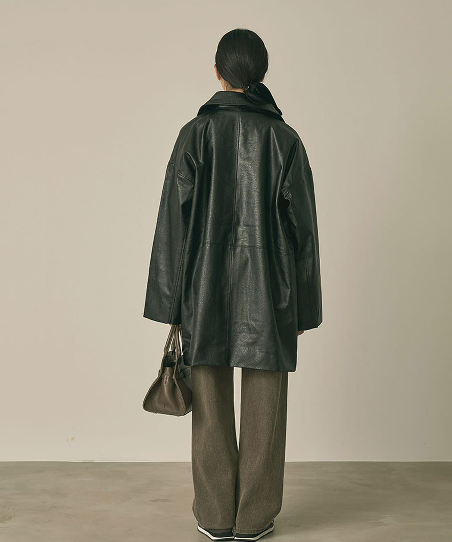 着用イメージ 164cm BLACK