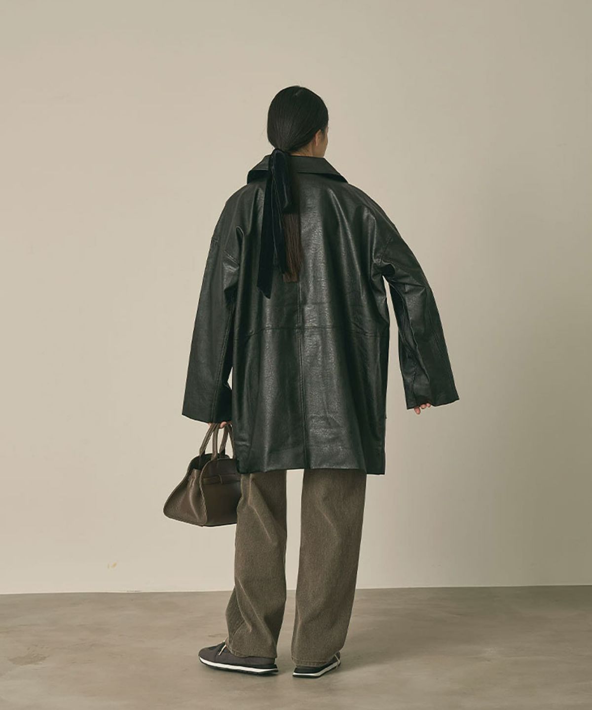 着用イメージ 164cm BLACK