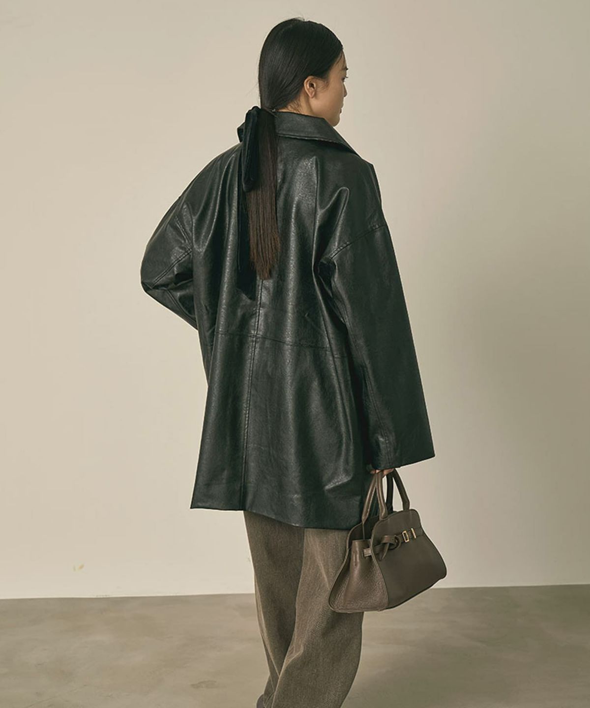 着用イメージ 164cm BLACK